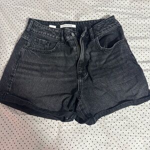 PacSun Women's Black Denim Shorts
